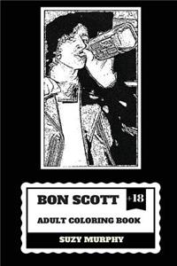 Bon Scott Adult Coloring Book