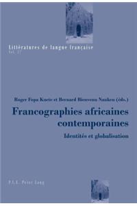 Francographies Africaines Contemporaines