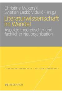 Literaturwissenschaft im Wandel
