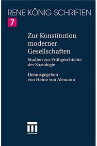 Zur Konstitution moderner Gesellschaften