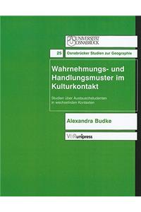 Wahrnehmungs- Und Handlungsmuster Im Kulturkontakt