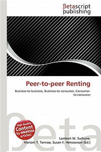 Peer-To-Peer Renting