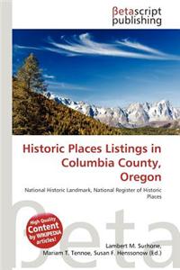 Historic Places Listings in Columbia County, Oregon
