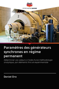 Paramètres des générateurs synchrones en régime permanent