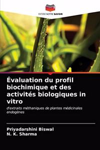 Évaluation du profil biochimique et des activités biologiques in vitro