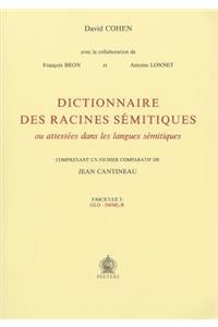 Dictionnaire Des Racines Semitiques Ou Attestees Dans Les Langues Semitiques, Fasc. 3