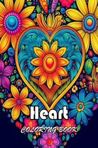 Heart Coloring Book for Adults