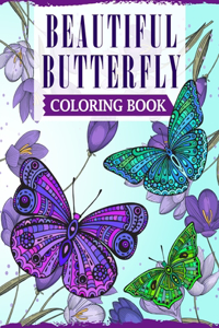 Beautiful Butterfly Coloring Book