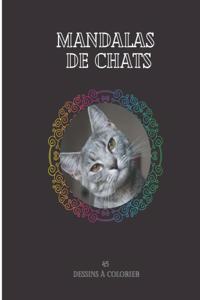 Mandalas de chats 45 dessins à colorier