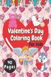 Valentine's Day Coloring Book For Kids