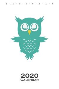 comic owl Calendar 2020
