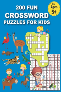 200 Fun Crossword Puzzles for Kids