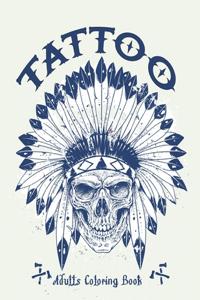 Tattoo Adults Coloring Book