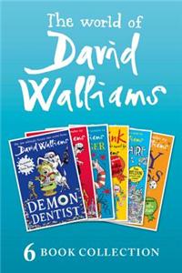 The World of David Walliams: 6 Book Collection (The Boy in the Dress, Mr Stink, Billionaire Boy, Gangsta Granny, Ratburger, Demon Dentist) PLUS Exclusive Extras