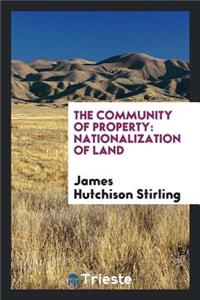 The Community of Property