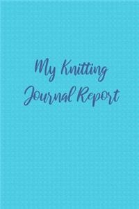 My Knitting Journal Report
