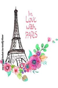 In Love With Paris 2020 18 Month Academic Year Monthly Planner