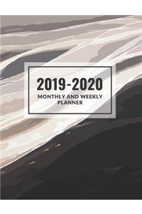 Monthly and Weekly Planner 2019-2020