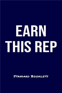 Earn This Rep Standard Booklets