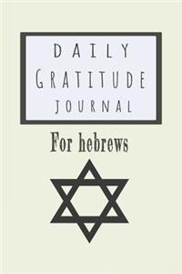 Daily Gratitude Journal for Hebrews