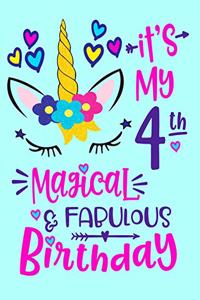 It's My 4th Magical & Fabulous Birthday