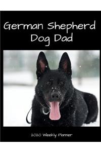 German Shepherd Dog Dad 2020 Weekly Planner