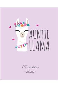 Auntie Llama Planner 2020