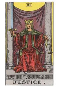 Tarot Notebook Journal - Justice