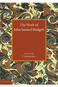 Work of John Samuel Budgett
