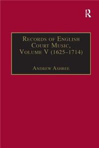 Records of English Court Music