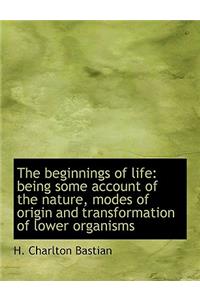 The Beginnings of Life