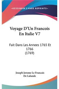 Voyage D'Un Francois En Italie V7