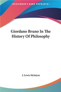 Giordano Bruno In The History Of Philosophy