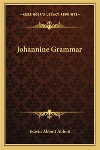 Johannine Grammar