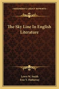 The Sky Line In English Literature