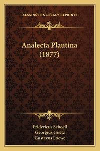 Analecta Plautina (1877)