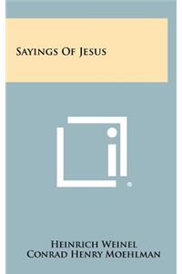 Sayings of Jesus