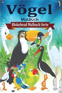 Vögel Malbuch