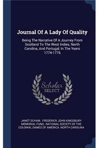 Journal Of A Lady Of Quality
