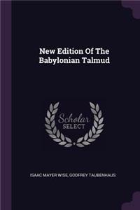 New Edition Of The Babylonian Talmud