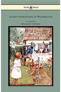 Alice's Adventures In Wonderland - With Illustrations In Black And White