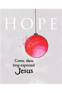 Hope Ornament Advent Bulletin, Large (Pkg of 50)