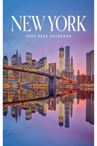 New York Easel Desk Calendar 2023