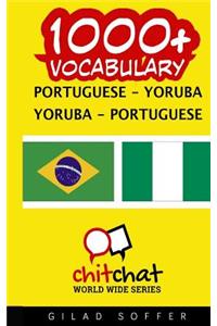 1000+ Portuguese - Yoruba Yoruba - Portuguese Vocabulary
