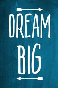 Chalkboard Journal - Dream Big (Aqua)