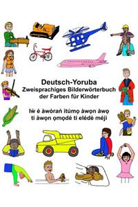 Deutsch-Yoruba Zweisprachiges Bilderwörterbuch der Farben für Kinder