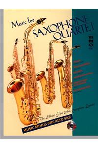 Music for Saxophone Quartet: Music Minus One Alto Sax