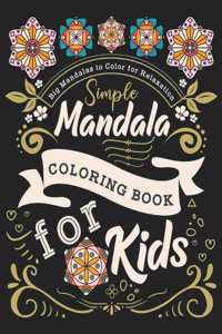 Big Mandalas to Color for Relaxation