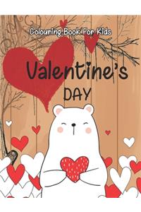 Valentine's Day colouring book for kids