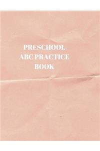 Preschool ABC Practice Book